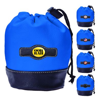 Clip Wipes Marine Golf Valuables Pouch with Drawstrings (Blue-OOH RAH)
