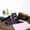 Spring Notion Boys' Cotton Floral Bow Tie, 38-Navy/Pink Small view 4