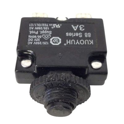 Power Entry Circuit Breaker 3A Replacement Part for Commercial Elliptical, OEM Fit Component for Secure Installation and Smooth Operation, Part #063270-A