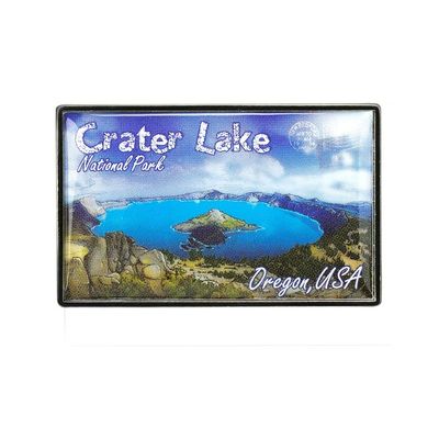 Collectible Novelty Pin for Backpack, Scarf - Made From Jeweler Class Metal - Spartan and the Green Egg Explorer Pin Series: Crater Lake National Park  Oregon, USA (263)
