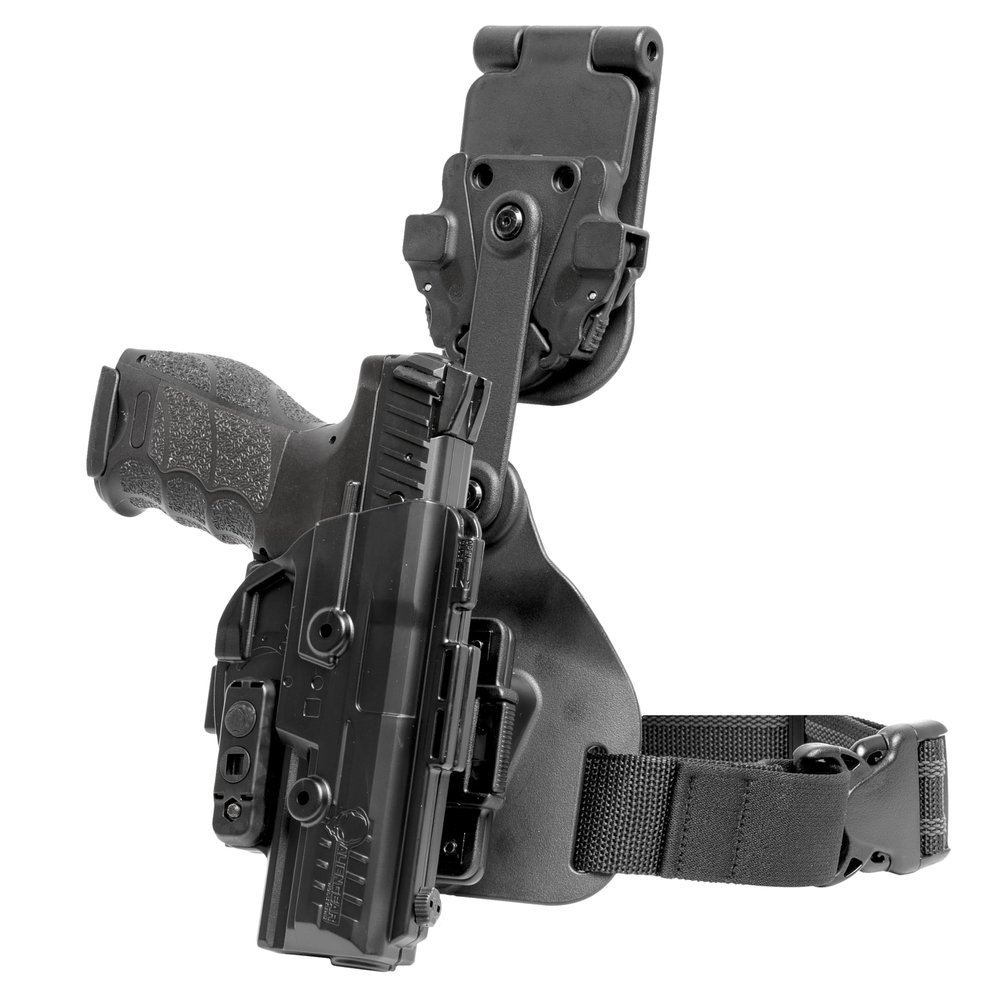 Alien Gear ShapeShift Drop Leg Holster  Fits Glock 17, 22, 31 (Gen 15) & Shadow Systems DR920 Combat  Right Hand  Not Optic Compatible  Tactical Thigh Rig  Made in USA