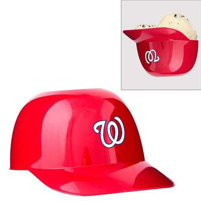 Rawlings Official MLB Batting Helmet Ice Cream/Snack Bowl, 24 Count, Washington Nationals