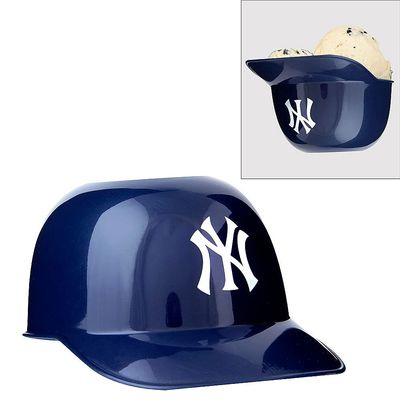 Rawlings Official MLB Batting Helmet Ice Cream/Snack Bowl, 24 Count, New York Yankees