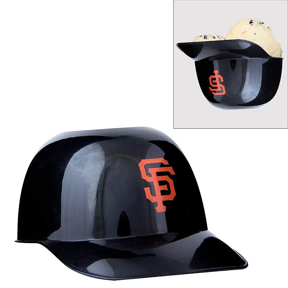Rawlings Official MLB Batting Helmet Ice Cream/Snack Bowl, 24 Count, San Francisco Giants