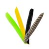 AMEYXGS Archery Full Length Feathers Right Wing Spiral Wrap Archery Arrow Turkey Feather for Flu Flu Arrows (Yellow) view 4