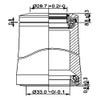 DEDA-ELEMENTI 307150295 S.Steering Headset Conic 1.1/8 "1 Unisex-Adult, Taille Unique view 2