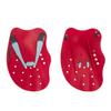 Speedo Unisex Tech Paddle Hand Paddles for Swiming | Training Aids, Lava Red/Chil Blue/Grey, L view 1
