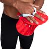 Speedo Unisex Tech Paddle Hand Paddles for Swiming | Training Aids, Lava Red/Chil Blue/Grey, S view 2