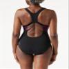 Speedo Boomstar Splice Flyback Swimsuit Black/Pink 32" view 2