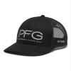 Columbia Unisex PFG Mesh Snap Back Hooks Ball Cap, Black/Silver PFG, One Size view 4