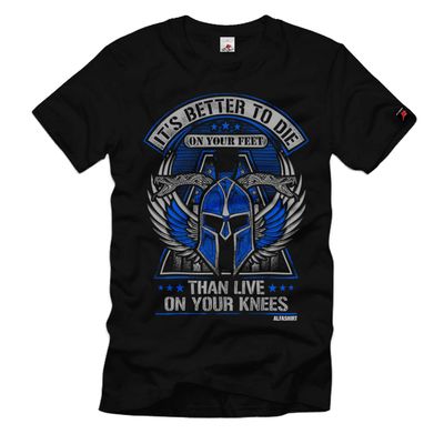 24 Gun Control It's Better To The Spartan Gladiators Leonidas T-Shirt # 32378, Black, L