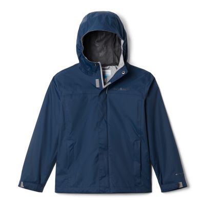 Columbia Youth Boys' Watertight Jacket, Waterproof & Breathable Collegiate Navy