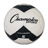 Champion Sports Challenger Soccer Ball, Size 5, Black/White view 1