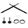 Black Replacement Icon Ring & Screws & Temple Slider for Oakley OO9290 view 1