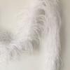 ADAMAI 72inch Natural Ostrich Feather Boa Halloween Cosplay Costume Accessory Holiday Decors (White) view 2