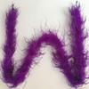 ADAMAI 72inch Natural Ostrich Feather Boa Halloween Cosplay Costume Accessory Holiday Decors (Purple) view 1