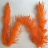 ADAMAI 72inch Natural Ostrich Feather Boa Halloween Cosplay Costume Accessory Holiday Decors (Orange)
