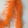 ADAMAI 72inch Natural Ostrich Feather Boa Halloween Cosplay Costume Accessory Holiday Decors (Orange) view 2