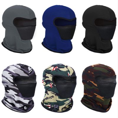 6 Pcs Winter Ski Mask Balaclava Full Face Mask Summer UV Sun Protection Face Cover Dust Windproof Breathable Shiesty Mask(Medium,Grey, Blue, Black, Camouflage)