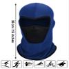 6 Pcs Winter Ski Mask Balaclava Full Face Mask Summer UV Sun Protection Face Cover Dust Windproof Breathable Shiesty Mask(Medium,Grey, Blue, Black, Camouflage) view 3