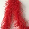ADAMAI 72inch Natural Ostrich Feather Boa Halloween Cosplay Costume Accessory Holiday Decors (red) view 2