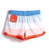 BIKMAN Blue and Red Striped Boardshort Women's Quick-Dry Beach Shorts (XL(Waist:30.1"-32.8")) view 3