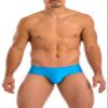 Gary Majdell Sport Men's Cheeky Brief Bikini Swimsuit (Turquoise, X-Large) view 1