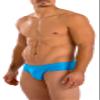 Gary Majdell Sport Men's Cheeky Brief Bikini Swimsuit (Turquoise, X-Large) view 3