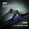 Fiblink 2 Piece Saltwater Trolling Rod Heavy Fishing Roller Rod Big Game Conventional Boat Fishing Pole with Roller Guides (30-50lb,6'6") view 2