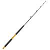 Fiblink 1 Piece Saltwater Offshore Trolling Rod Heavy Roller Rod Big Game Conventional Boat Fishing Rod with Roller Guides (80-120lb,5'6") view 2
