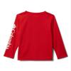 Columbia Youth Boys PFG Terminal Tackle Long Sleeve Sun Protection Shirt, Red Spark, X-Large view 2