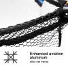 Collapsible Telescopic Pole Fishing Net - Folding Extend Rubber Coated Freshwater Saltwater Landing Net for Trout Bass Steelhead Salmon Kayak (SD-139S(1.1M)) view 3
