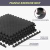 Oteymart 24 Pieces Puzzle Exercise Mat Extra Thick 3/4 Inches EVA Foam Interlocking Tiles Floor Gymnastics Mat Fitness Equipment Mat for Home Protective Flooring Cushion(96 Square feet) view 2