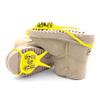 Milaloko 1 Pair (Kids Size) Crampons,Traction Cleats,Spike for Winter Walking Safety,Shoe Grips on IceSnow for Children Girls and Boys (Yellow) view 2
