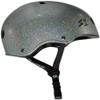 S1 Lifer Helmet for Skateboarding, BMX, and Roller Skating - EPS Fusion Foam, CPSC & ASTM Certified - Silver Gloss Glitter XX-Large (23") view 2
