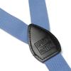 Spring Notion Boys' Elastic Suspenders with Leather Crosspatch Steel Blue Medium view 3