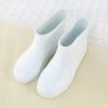 Healifty 1 Pair Boots Rain Boot Low Canister Rain Shoes Thicken Rain Shoes Water Proof Shoes Waterproof Rain Shoes Womens Rain Footwear Short Garden Shoes Calf Toddler Miss White Overshoes view 3