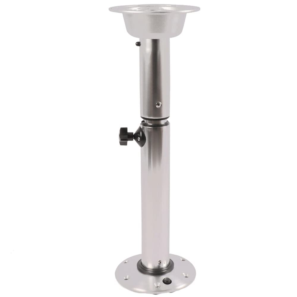 7 Adjustable Table Pedestal 705mm, 28 inch Aluminum Pedestal Base, Removable Table Leg Pedestal Boat Marine/Caravan/Motorhome USA