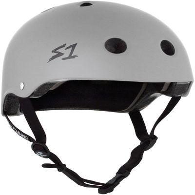 S1 Lifer Helmet for Skateboarding, BMX, and Roller Skating - EPS Fusion Foam, CPSC & ASTM Certified - Light Grey Matte Medium (21.5")