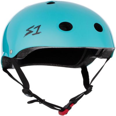 S1 Mini Lifer Helmet for Skateboarding, BMX, and Roller Skating - EPS Fusion Foam, CPSC & ASTM Certified - Lagoon Gloss X-Large (20.5")