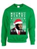 ALLNTRENDS Adult Sweatshirt umpman Jordan Christmas Ugly Sweater (2XL, Irish Green)