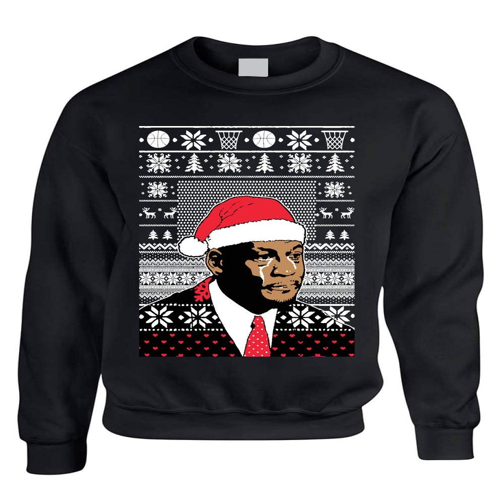 ALLNTRENDS Adult Sweatshirt umpman Jordan Christmas Ugly Sweater (M, Black)