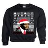 ALLNTRENDS Adult Sweatshirt umpman Jordan Christmas Ugly Sweater (M, Black) view 1