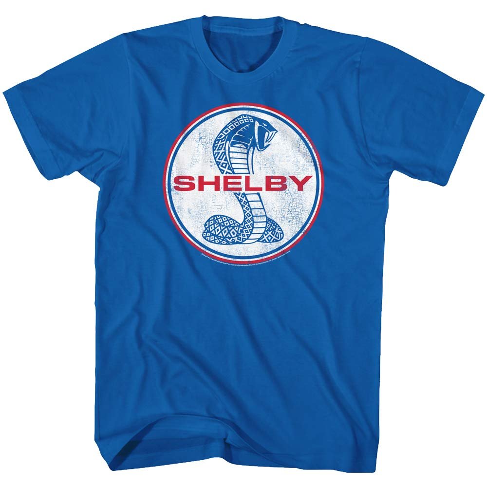 American Classics Shelby Cobra Snake American Sports Race Car Adult T-Shirt Graphic Royal, 3X-Large