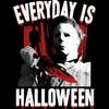 American Classics Halloween 70s Horror Movie Michael Myers Everyday is Halloween Graphic Youth Short Sleeve T-Shirt Graphic Tee Black view 3