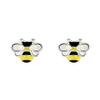 Dew Sterling Silver Dinky Bee and Combe Stud Earrings 3558ME028 view 1