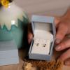 Dew Sterling Silver Dinky Bee and Combe Stud Earrings 3558ME028 view 3
