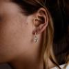 Dew Sterling Silver Dinky Bee and Combe Drop Earrings 5558ME028 view 2