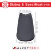 AlveyTech Black Vinyl Seat for the Coleman CT200U-EX Mini Bike - Replacement 15" Seats Comfortable Foam Cushion Easy to Clean & DIY Install view 3
