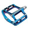 Xpedo Spry Flat Bicycling Pedals | Aluminum Body, 11mm Low-Profile, 106x100mm Platform, 28 Replaceable Steel Pins | MTB Trail/Enduro | Blue Ray view 2